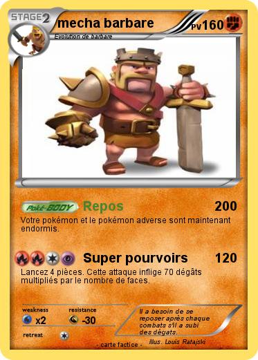 Pokemon mecha barbare