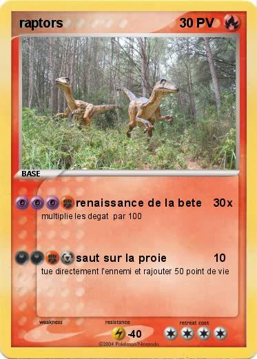 Pokemon raptors