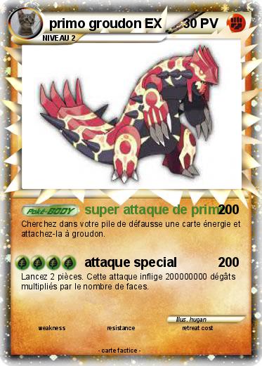 Pokemon primo groudon EX
