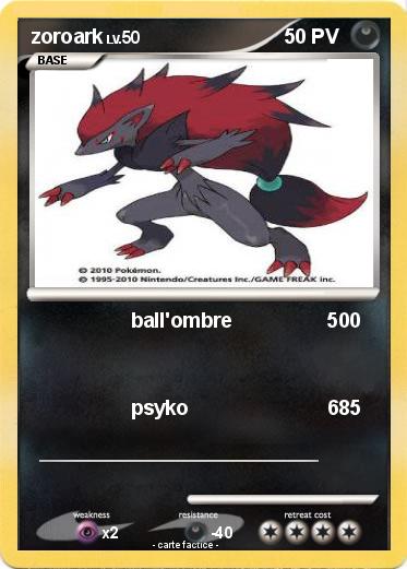 Pokemon zoroark