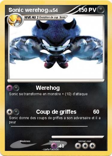 Pokemon Sonic werehog