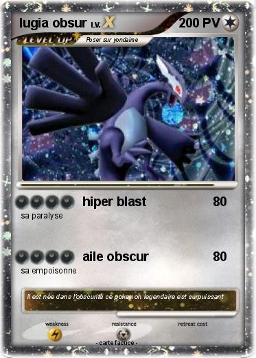 Pokemon lugia obsur