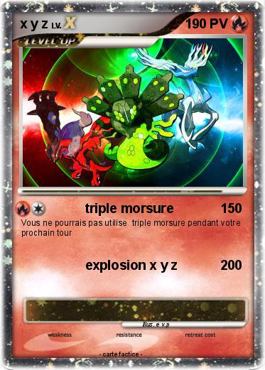 Pokemon x y z
