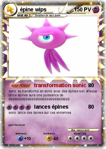 Pokemon épine wips