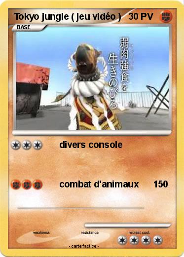 Pokemon Tokyo jungle ( jeu vidéo )