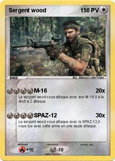 Pokemon Sergent wood Pokemon Sergent wood