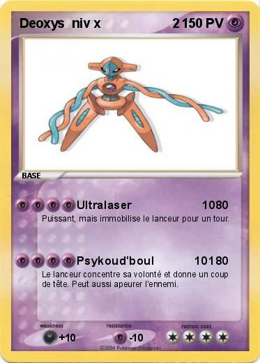 Pokemon Deoxys  niv x                    2