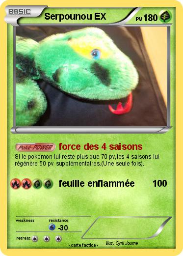 Pokemon Serpounou EX