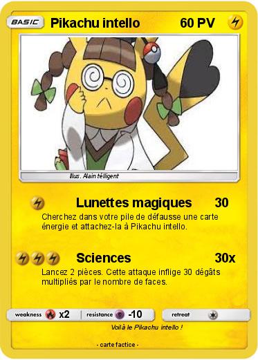 Pokemon Pikachu intello