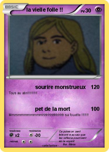 Pokemon la vielle folle !!