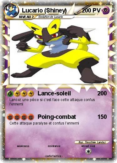 Pokemon Lucario (Shiney)