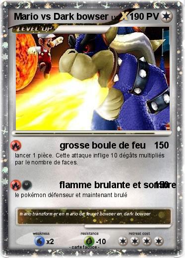 Pokemon Mario vs Dark bowser