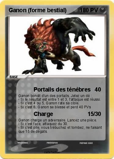 Pokemon Ganon (forme bestial)