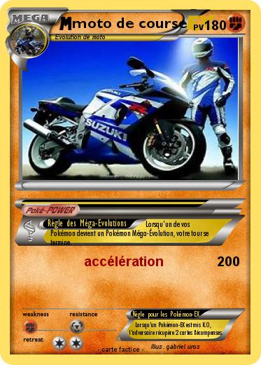 Pokemon moto de course