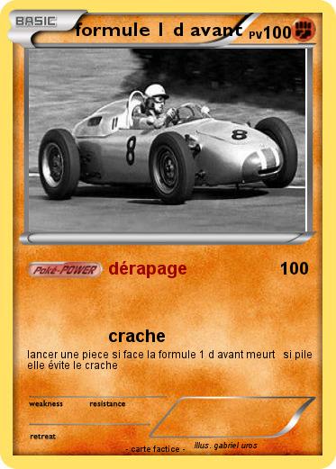 Pokemon formule 1 d avant
