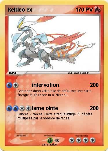 Pokemon keldeo ex