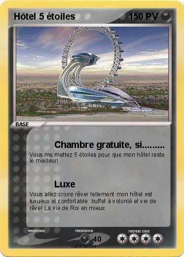 Pokemon Hôtel 5 étoiles