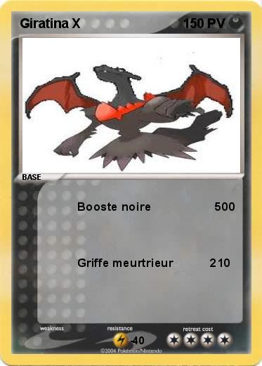 Pokemon Giratina X                           