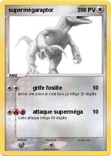 Pokemon supermégaraptor