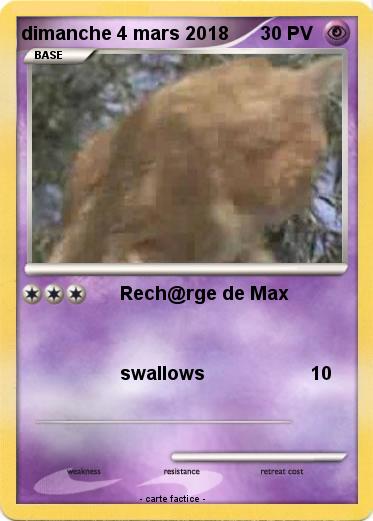 Pokemon dimanche 4 mars 2018