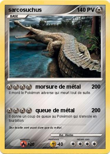 Pokemon sarcosuchus