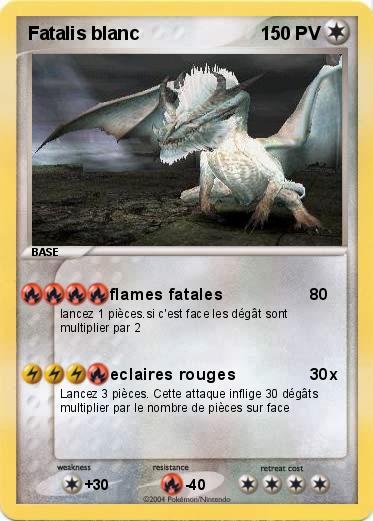 Pokemon Fatalis blanc