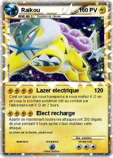 Pokemon Raikou