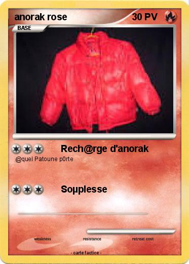Pokemon anorak rose