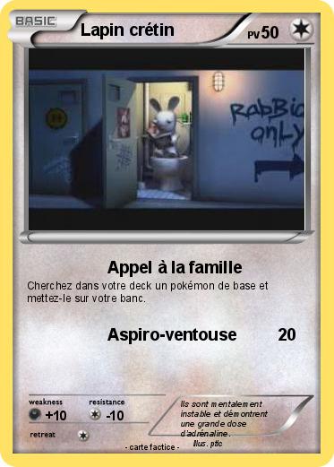 Pokemon Lapin crétin
