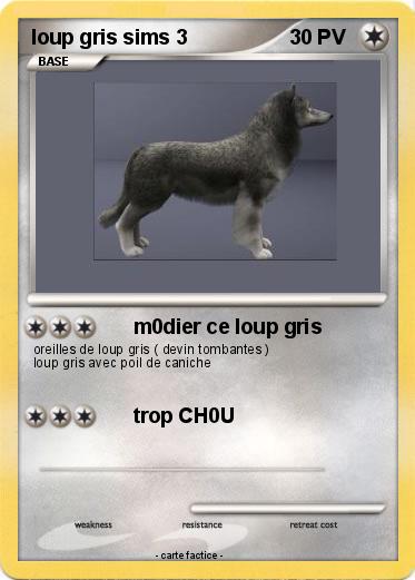 Pokemon loup gris sims 3