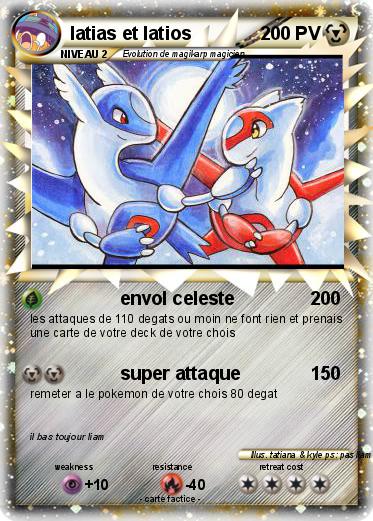 Pokemon latias et latios