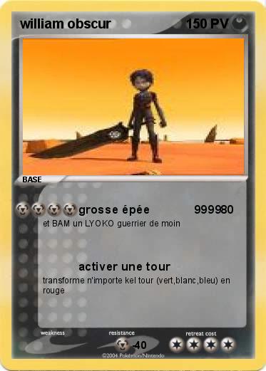 Pokemon william obscur