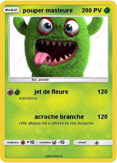 Pokemon pouper masteure
