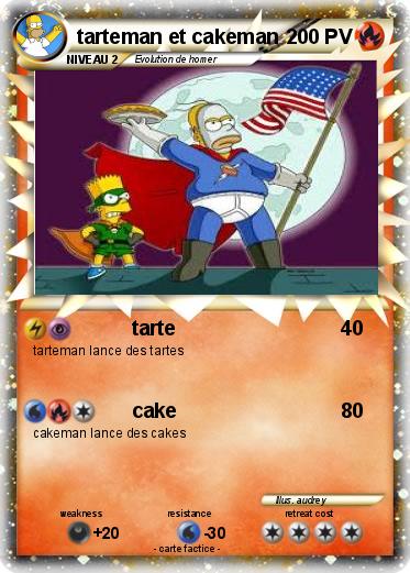 Pokemon tarteman et cakeman