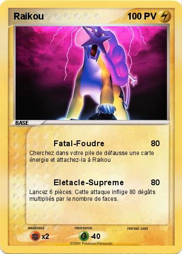 Pokemon Raikou