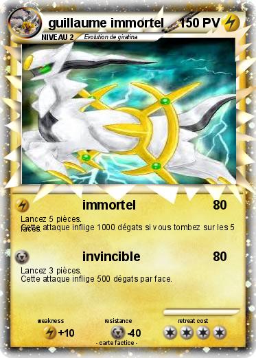 Pokemon guillaume immortel