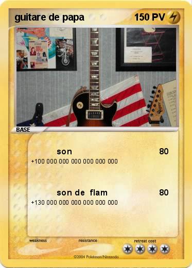 Pokemon guitare de papa