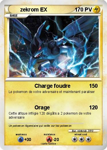 Pokemon zekrom EX