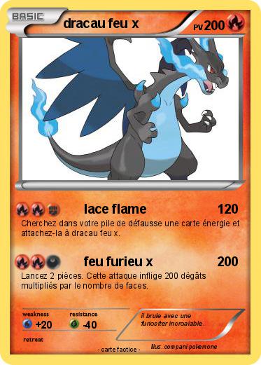 Pokemon dracau feu x