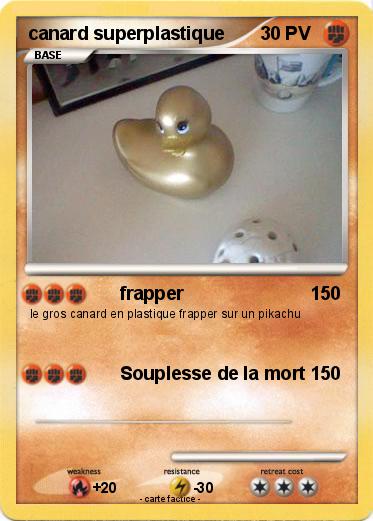 Pokemon canard superplastique
