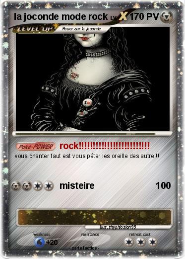 Pokemon la joconde mode rock