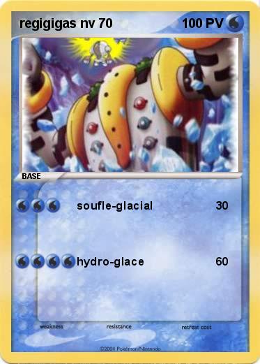 Pokemon regigigas nv 70
