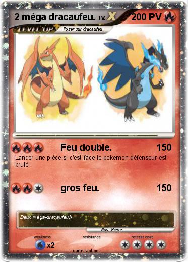 Pokemon 2 méga dracaufeu.