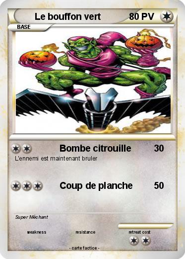 Pokemon Le bouffon vert