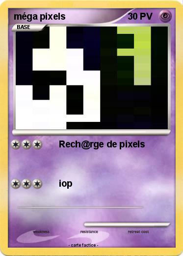 Pokemon méga pixels