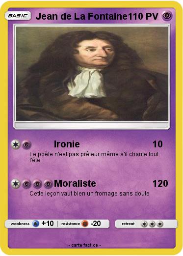 Pokemon Jean de La Fontaine