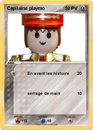 Pokemon Capitaine playmo