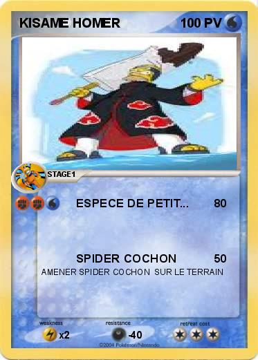 Pokemon KISAME HOMER