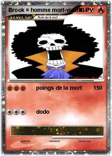 Pokemon Brook = homme mort-vivant