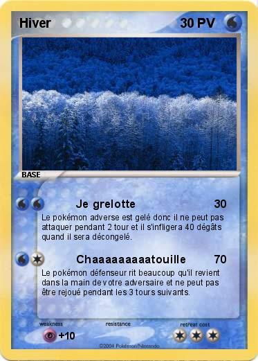 Pokemon Hiver